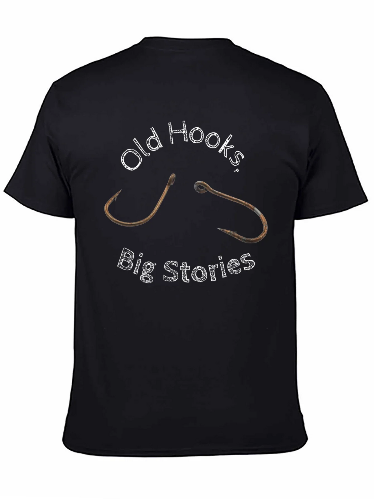 Old Hooks Big Stories Graphic Tee - Black product image 4