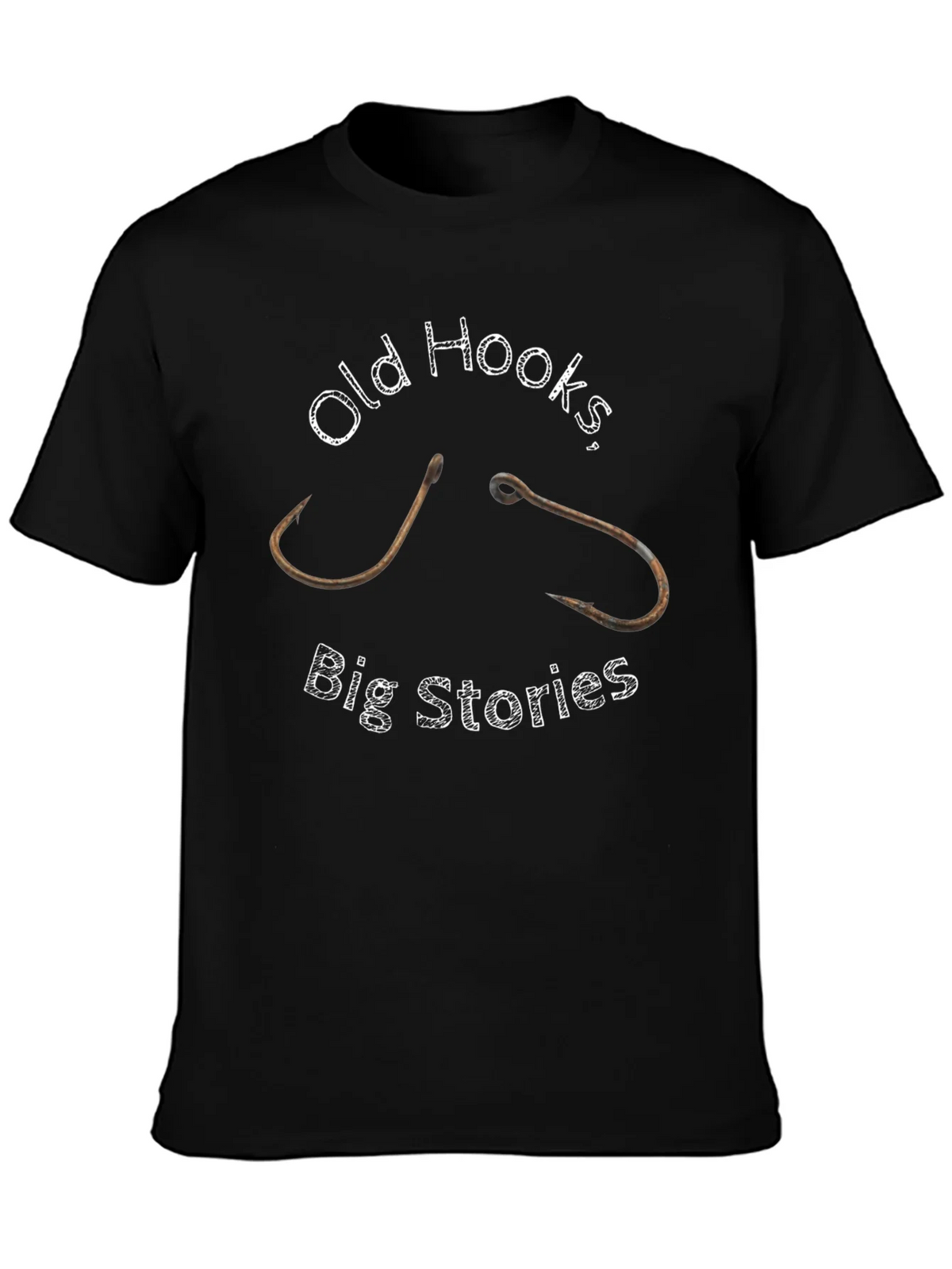 Old Hooks Big Stories Graphic Tee - Black product image 3