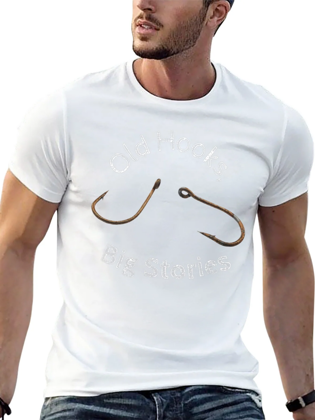 Old Hooks Big Stories Graphic Tee - Black product image 12