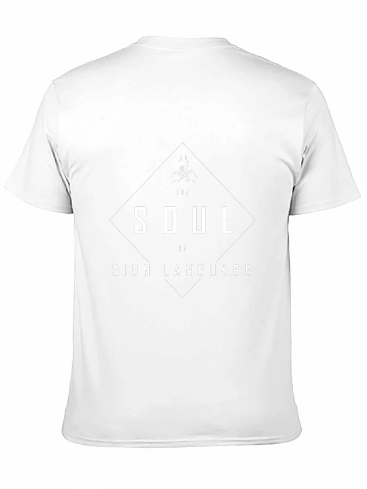 Soul of Sign Language T-Shirt | Black Graphic Tee product image 10