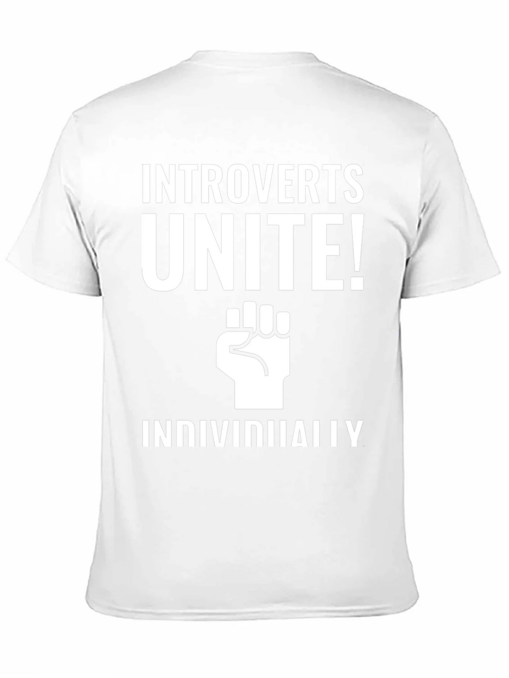 Introverts Unite! Black Graphic Tee product image 10