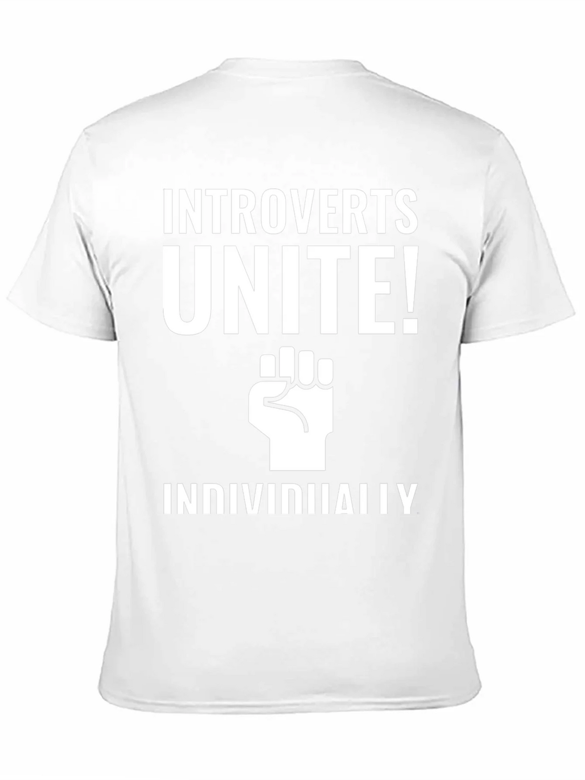 Introverts Unite! Black Graphic Tee product image 10