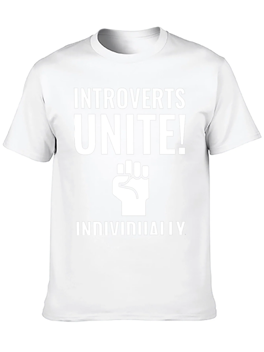 Introverts Unite! Black Graphic Tee product image 9