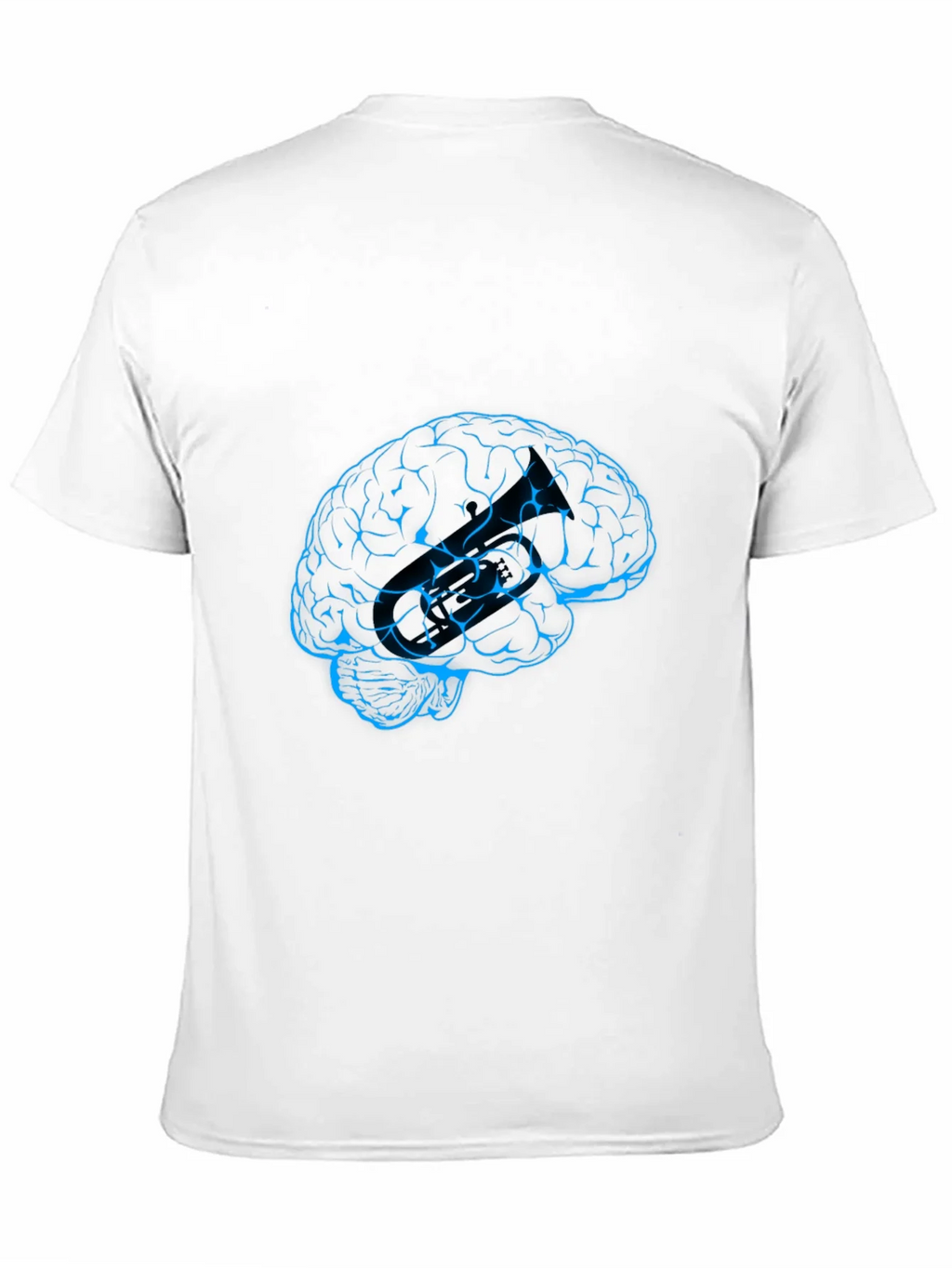 Brain Graphic Tee - Black Crew Neck T-Shirt product image 10