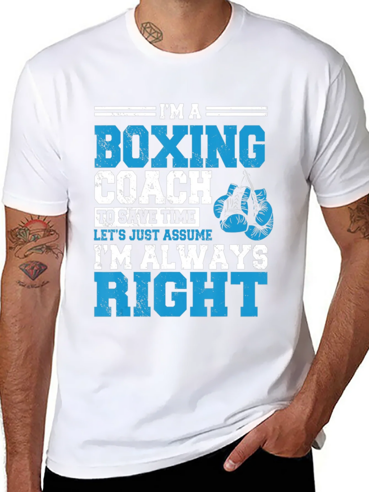 Boxing Coach T-Shirt - Im Always Right! product image 7