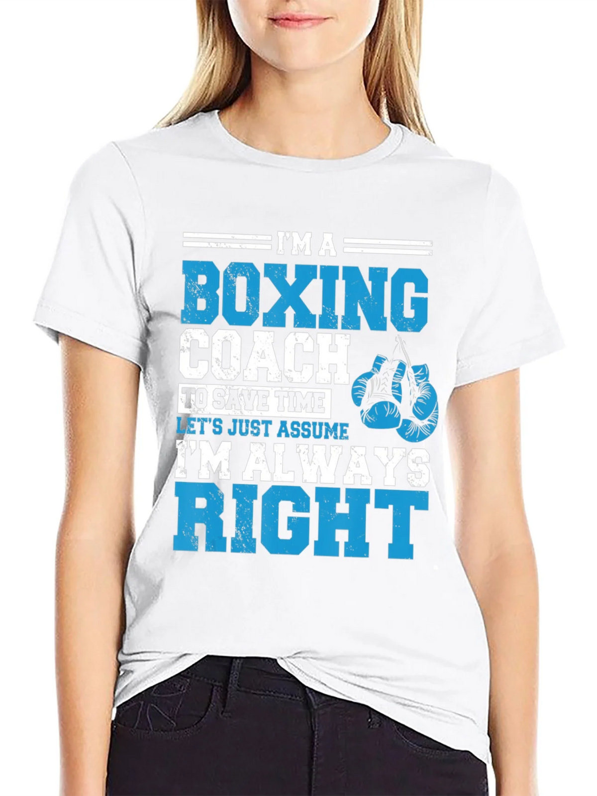 Boxing Coach T-Shirt - Im Always Right! product image 8