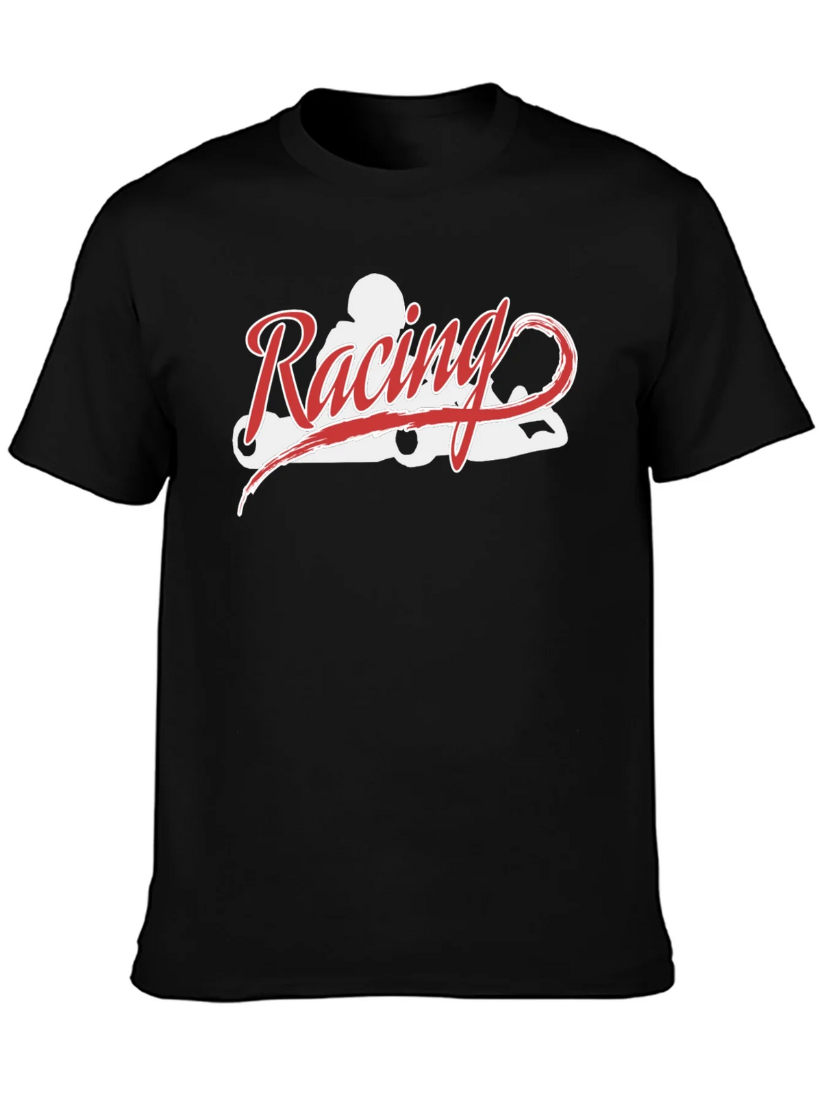 Racing Kart Tee - Black Cotton T-Shirt product image 3