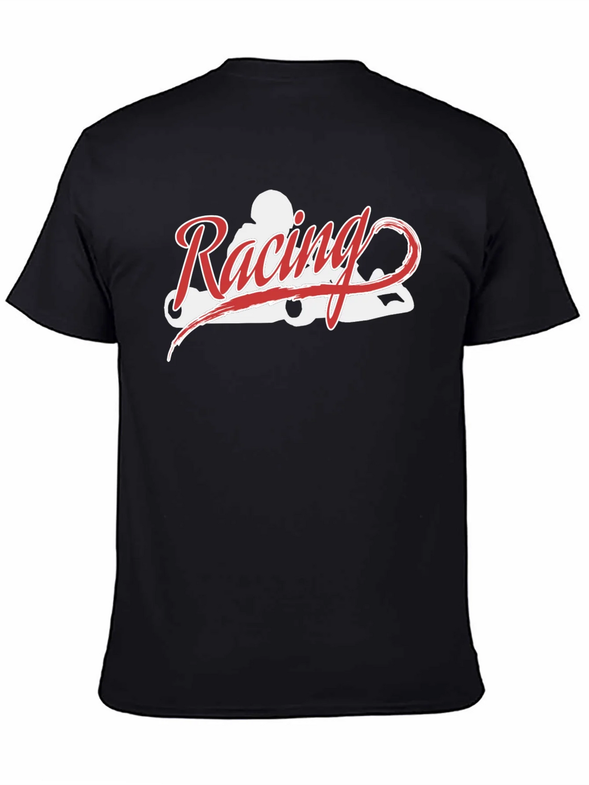 Racing Kart Tee - Black Cotton T-Shirt product image 4