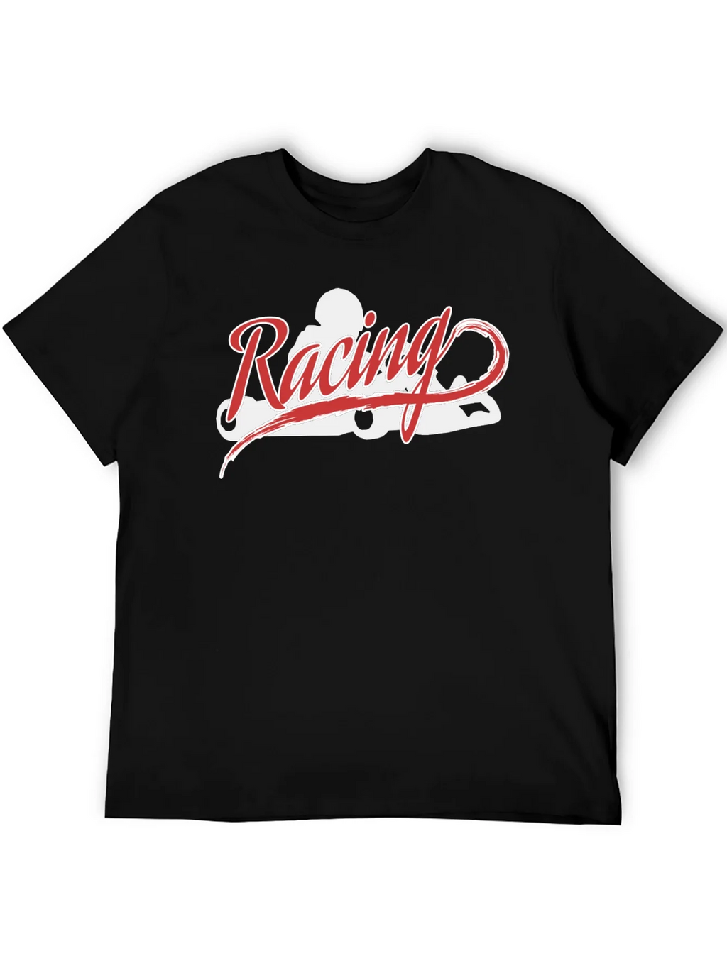 Racing Kart Tee - Black Cotton T-Shirt product image 5
