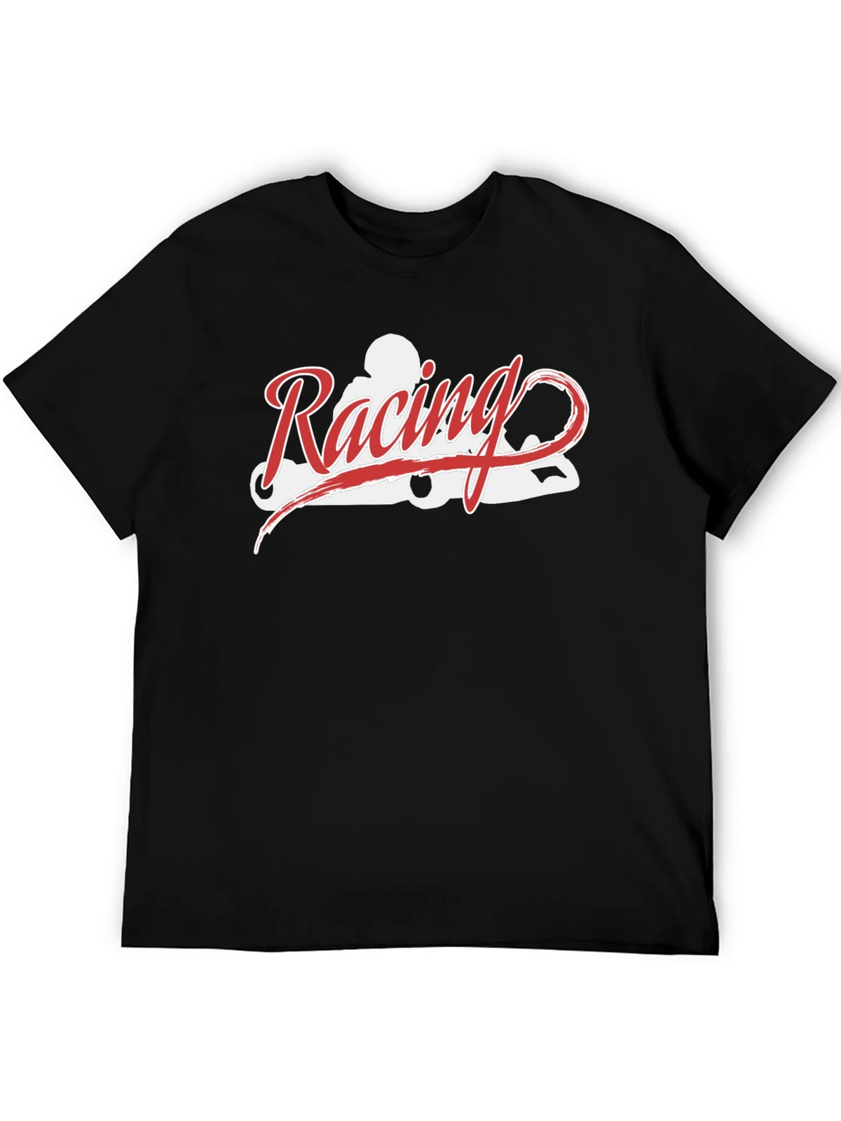 Racing Kart Tee - Black Cotton T-Shirt product image 5