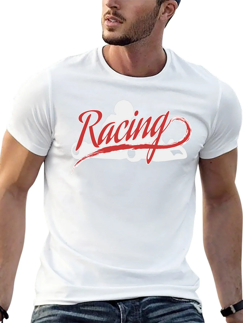 Racing Kart Tee - Black Cotton T-Shirt product image 12