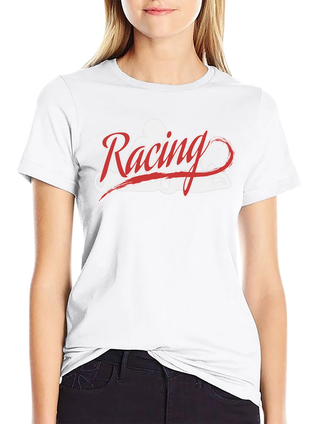 Racing Kart Tee - Black Cotton T-Shirt product image 8