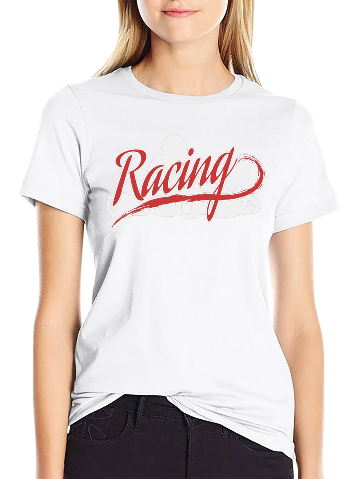 Racing Kart Tee - Black Cotton T-Shirt product image 8