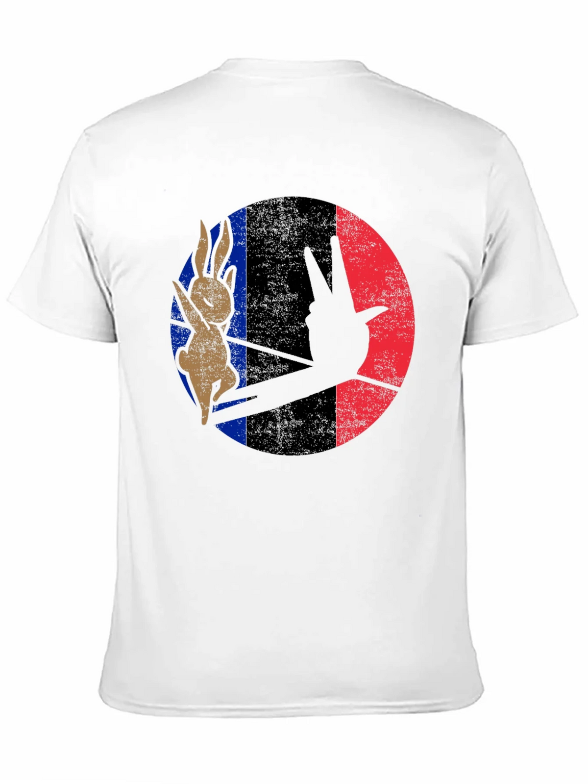 Retro Bunny Peace Sign Graphic Tee product image 10