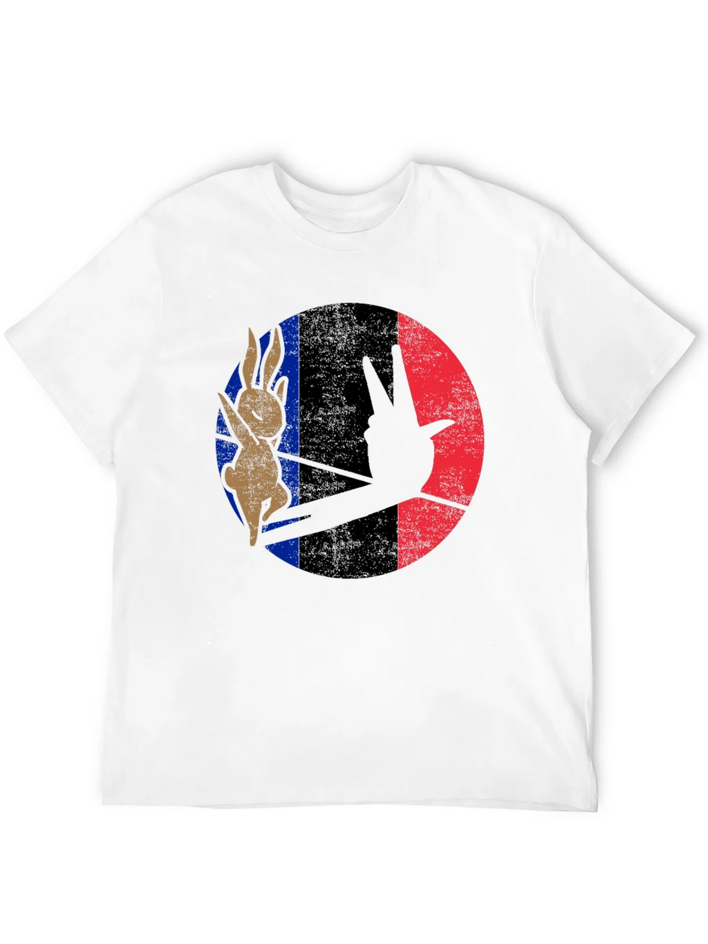Retro Bunny Peace Sign Graphic Tee product image 11