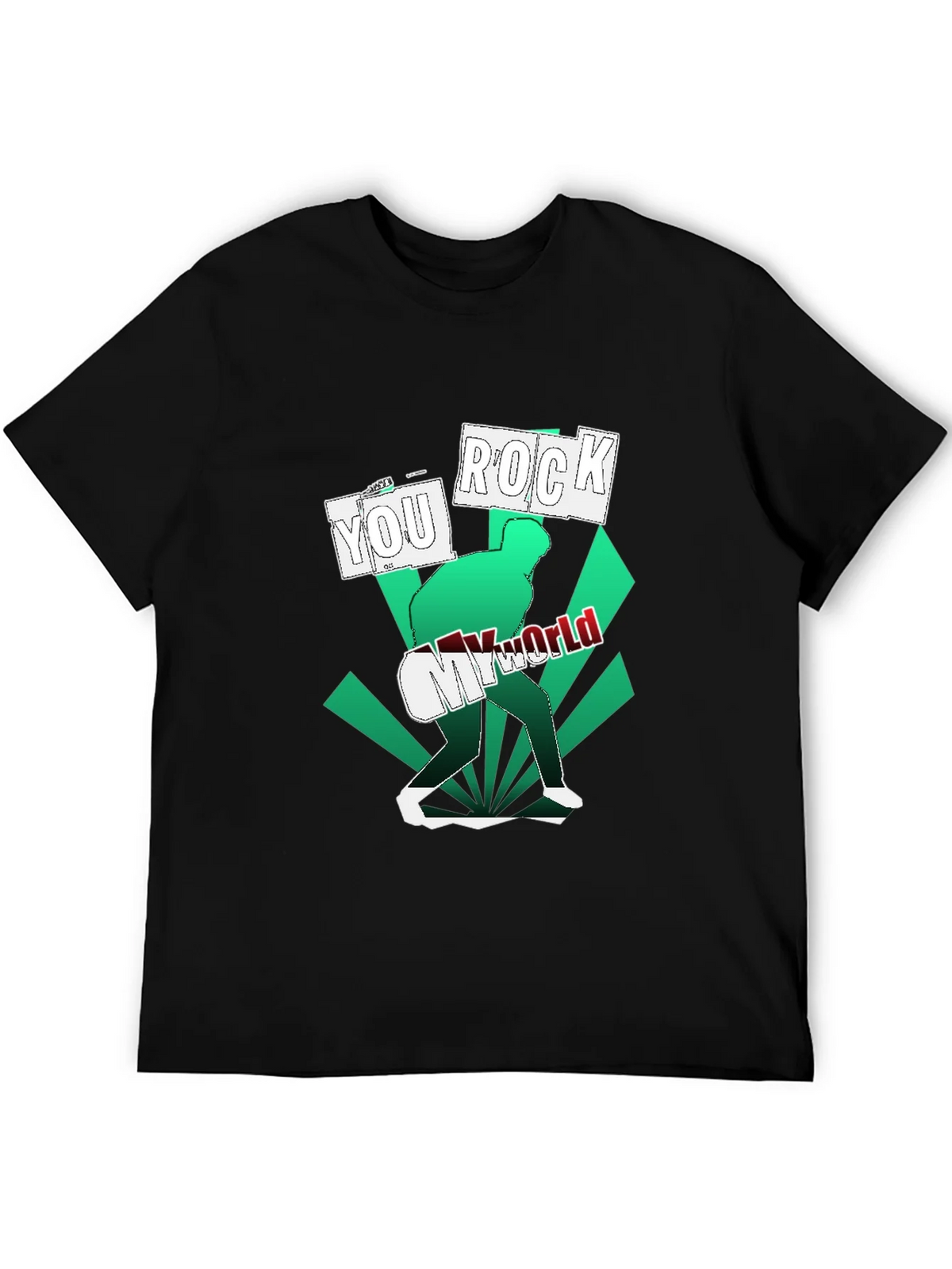 Rock My World Graphic Tee - Cool Design Soft Fabric product image 5