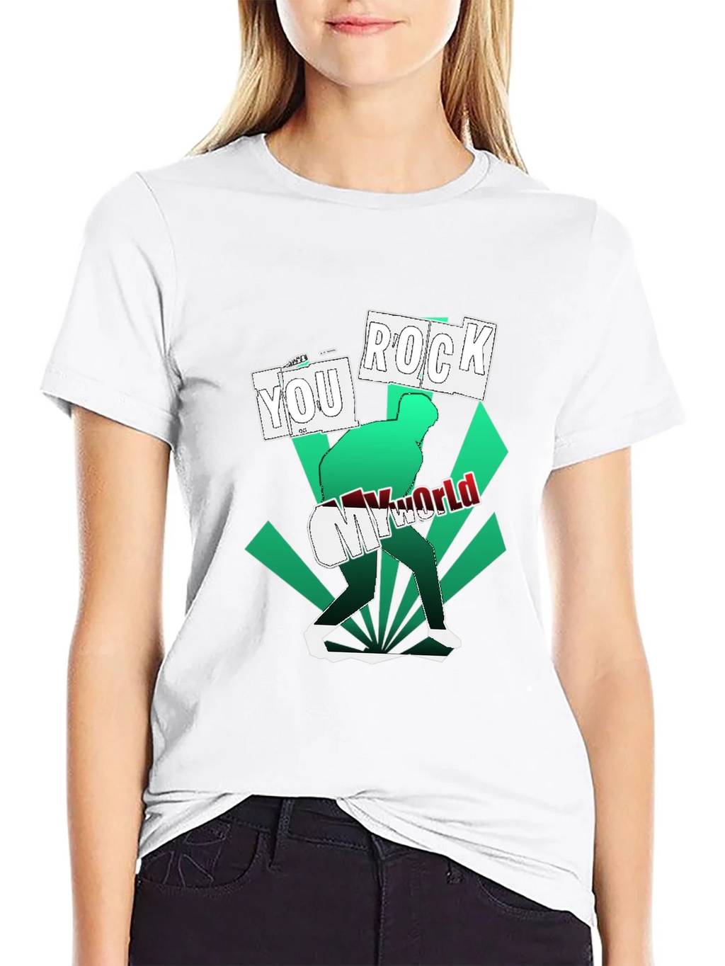 Rock My World Graphic Tee - Cool Design Soft Fabric product image 8