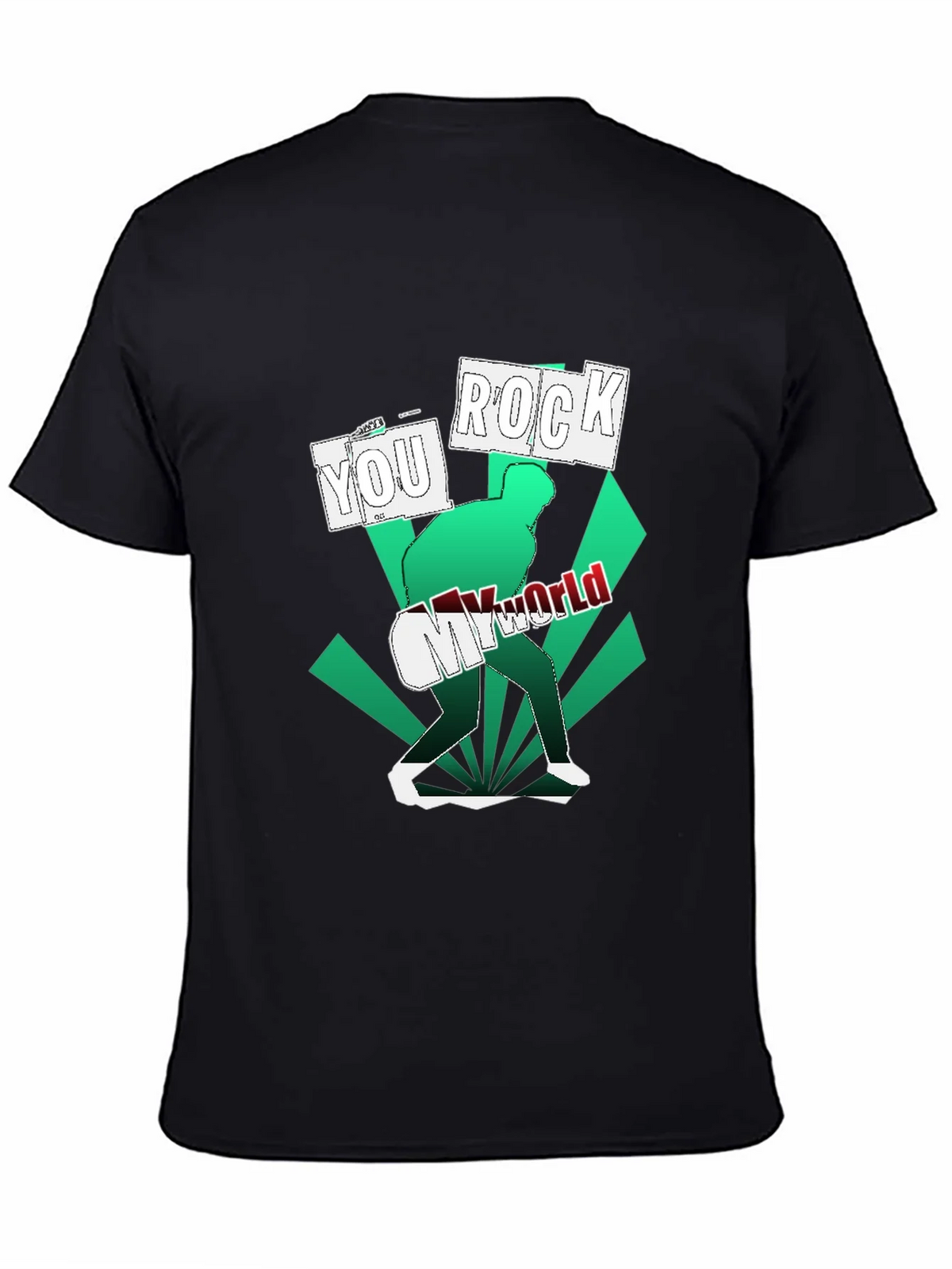 Rock My World Graphic Tee - Cool Design Soft Fabric product image 4