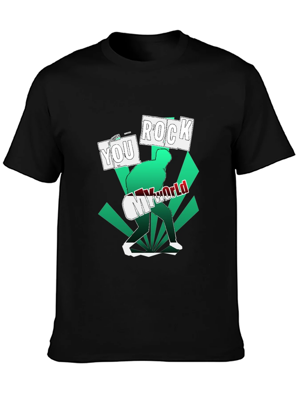 Rock My World Graphic Tee - Cool Design Soft Fabric product image 3