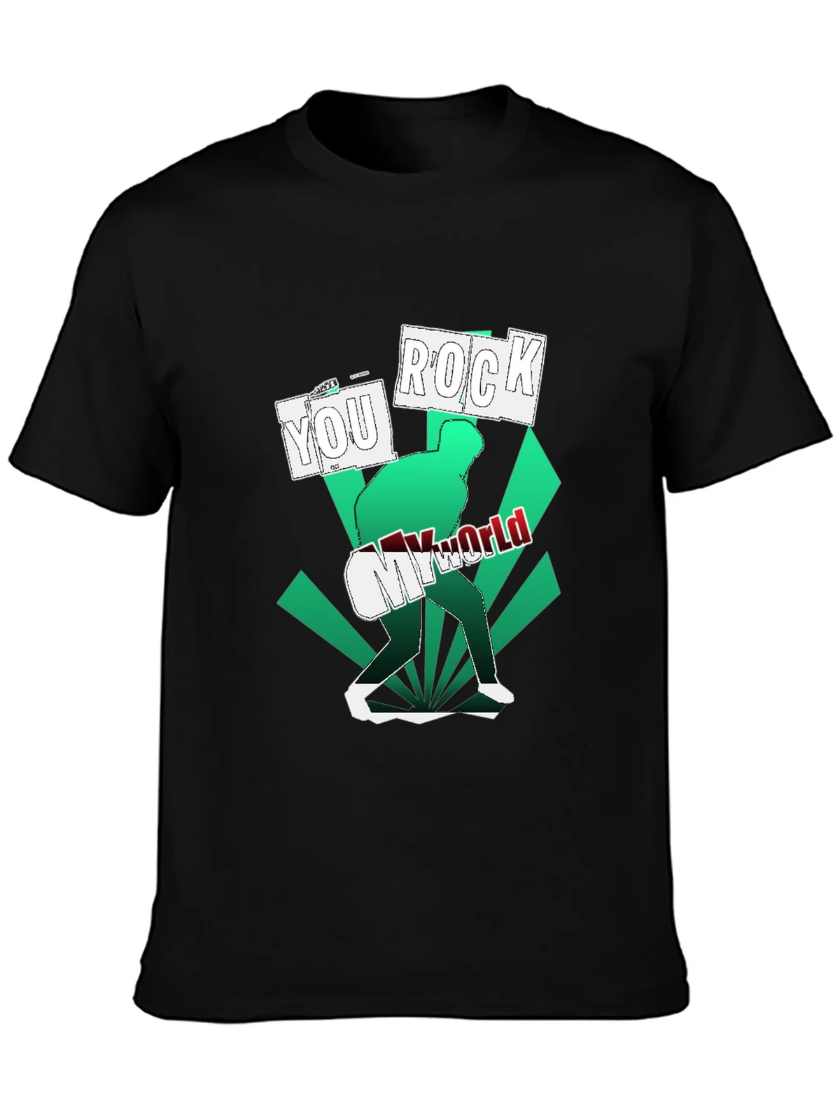 Rock My World Graphic Tee - Cool Design Soft Fabric product image 3