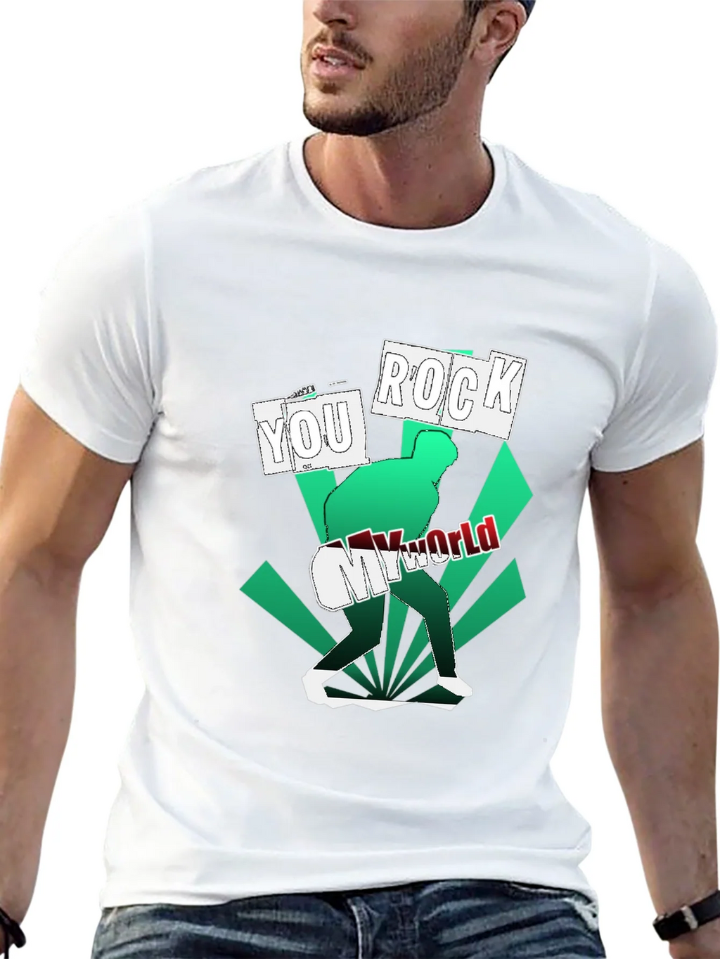 Rock My World Graphic Tee - Cool Design Soft Fabric product image 12