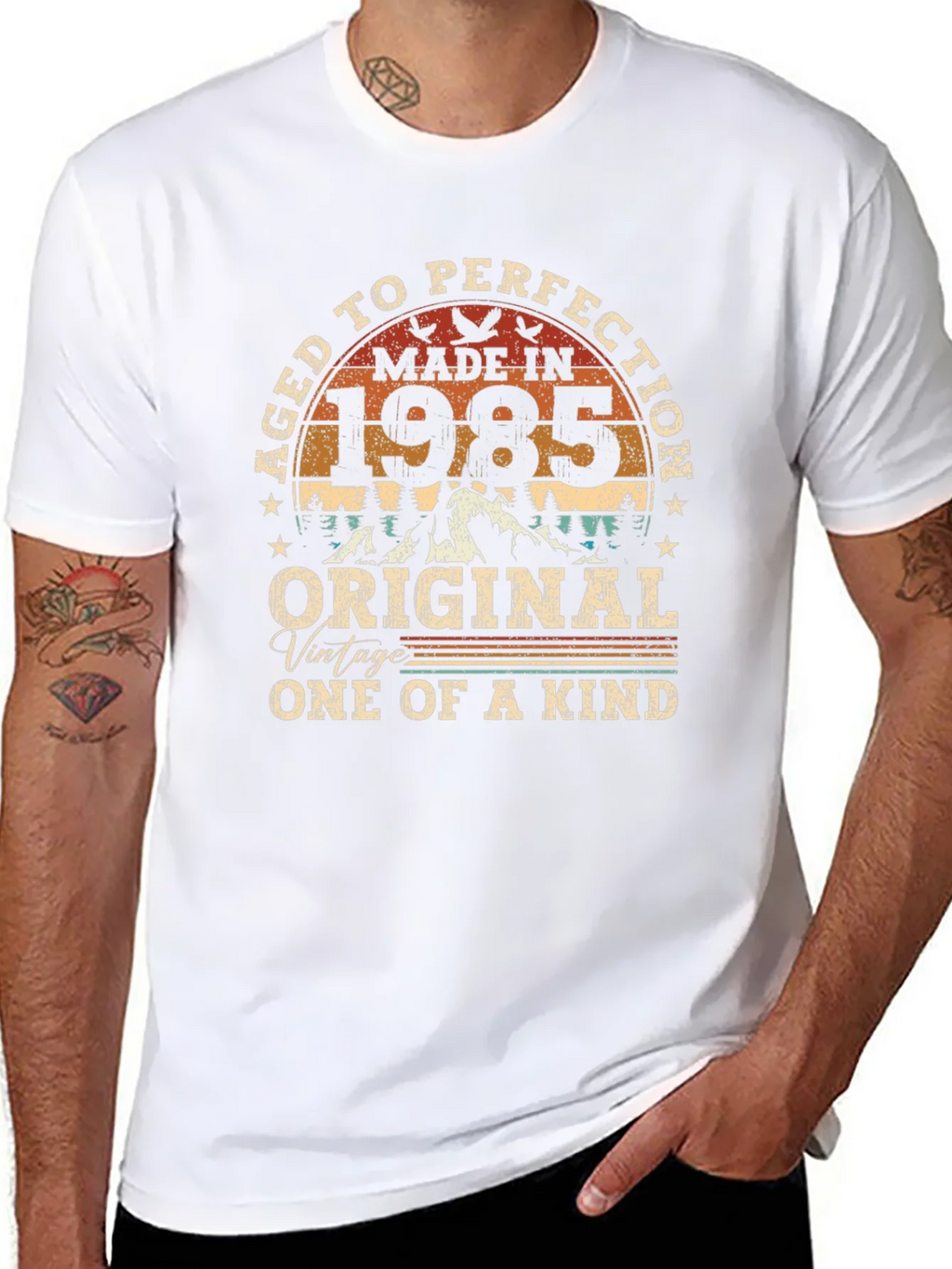 Aged To Perfection 1985 Graphic T-Shirt product image 7