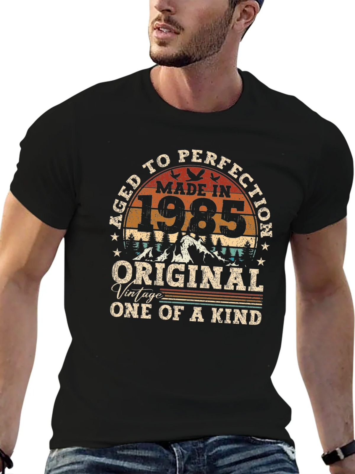 Aged To Perfection 1985 Graphic T-Shirt product image 6