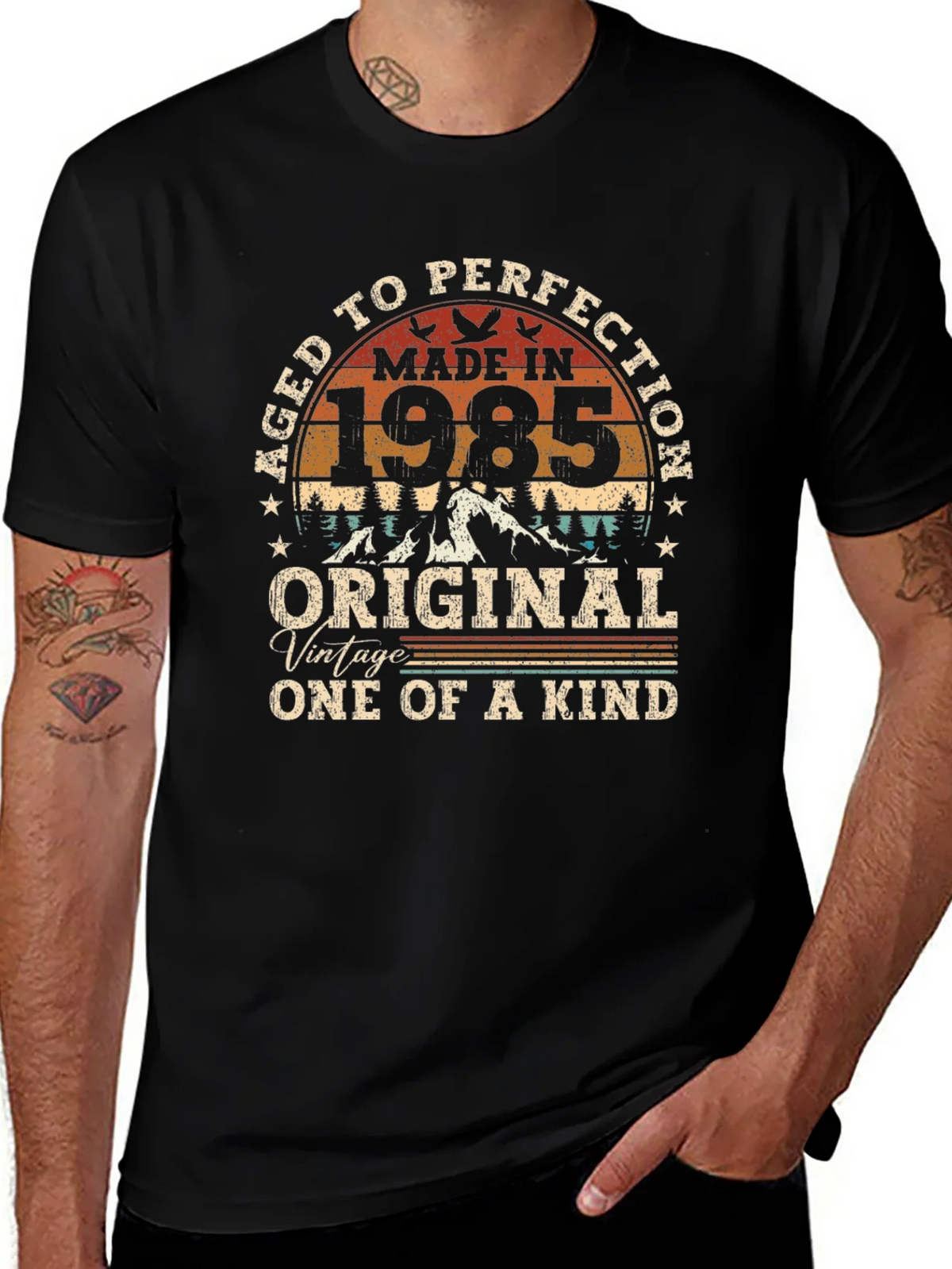 Aged To Perfection 1985 Graphic T-Shirt product image 1