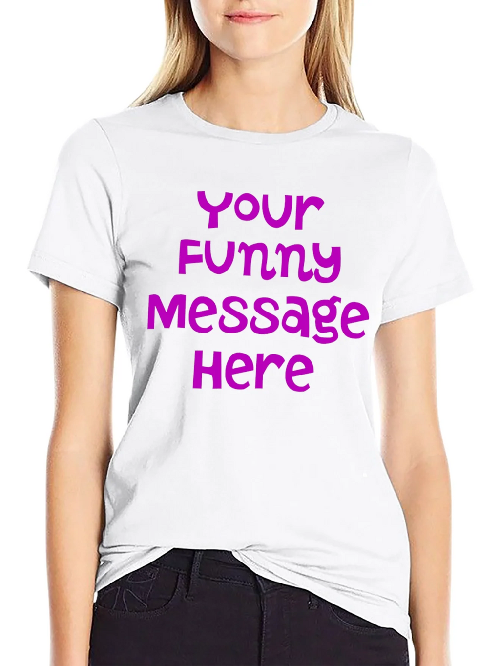 Customizable Funny Message T-Shirt product image 8