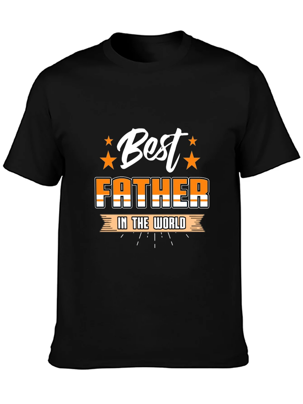 Best Father T-Shirt - Black Graphic Tee product image 3