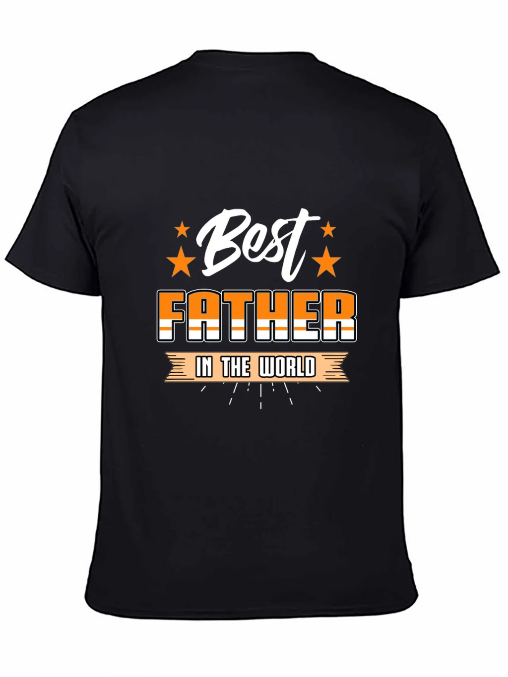 Best Father T-Shirt - Black Graphic Tee product image 4