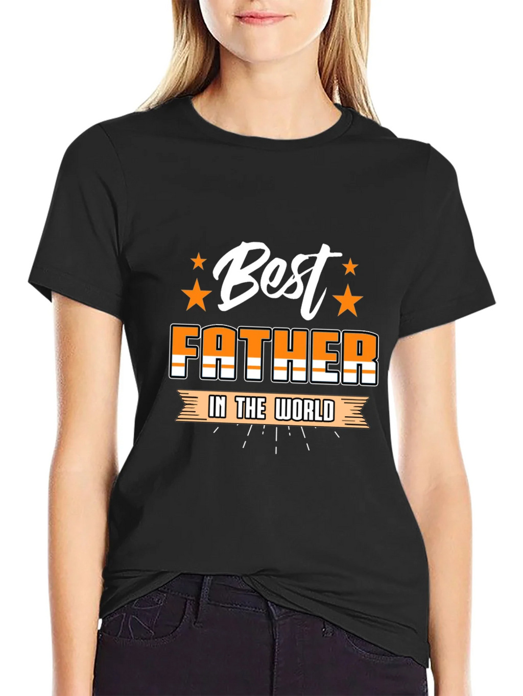 Best Father T-Shirt - Black Graphic Tee product image 2