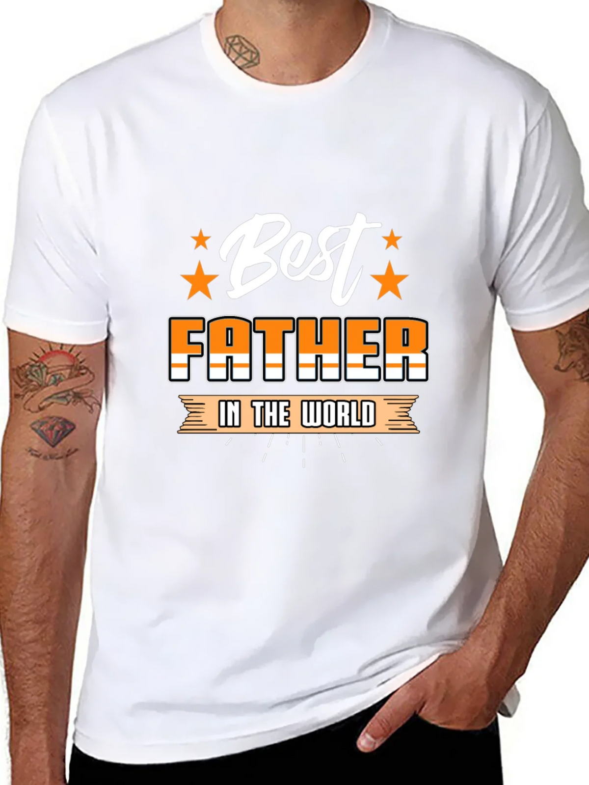 Best Father T-Shirt - Black Graphic Tee product image 7