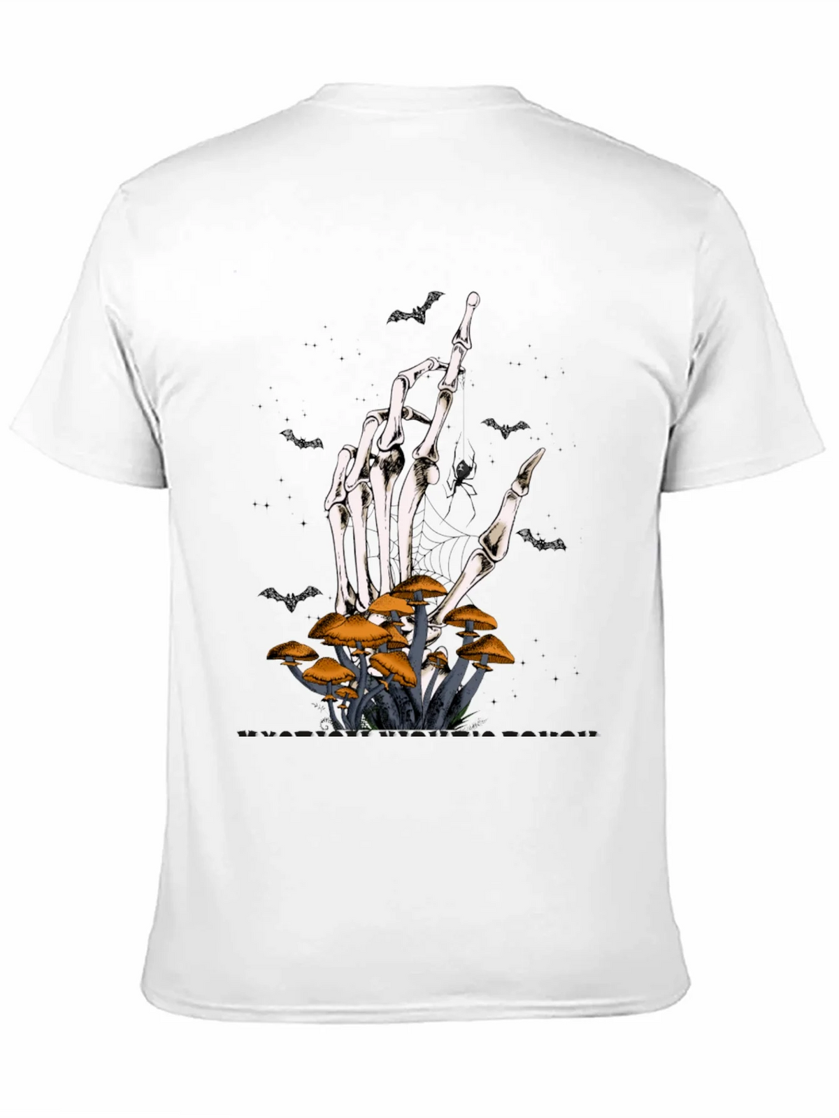 Halloween Skeleton Hand & Mushroom T-Shirt product image 10