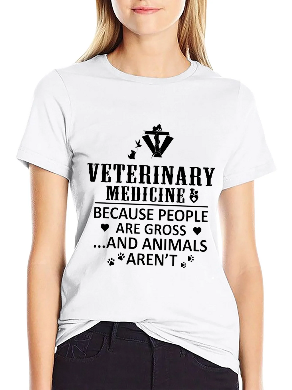 Veterinary Medicine T-Shirt - Because Animals Arent Gross! product image 8