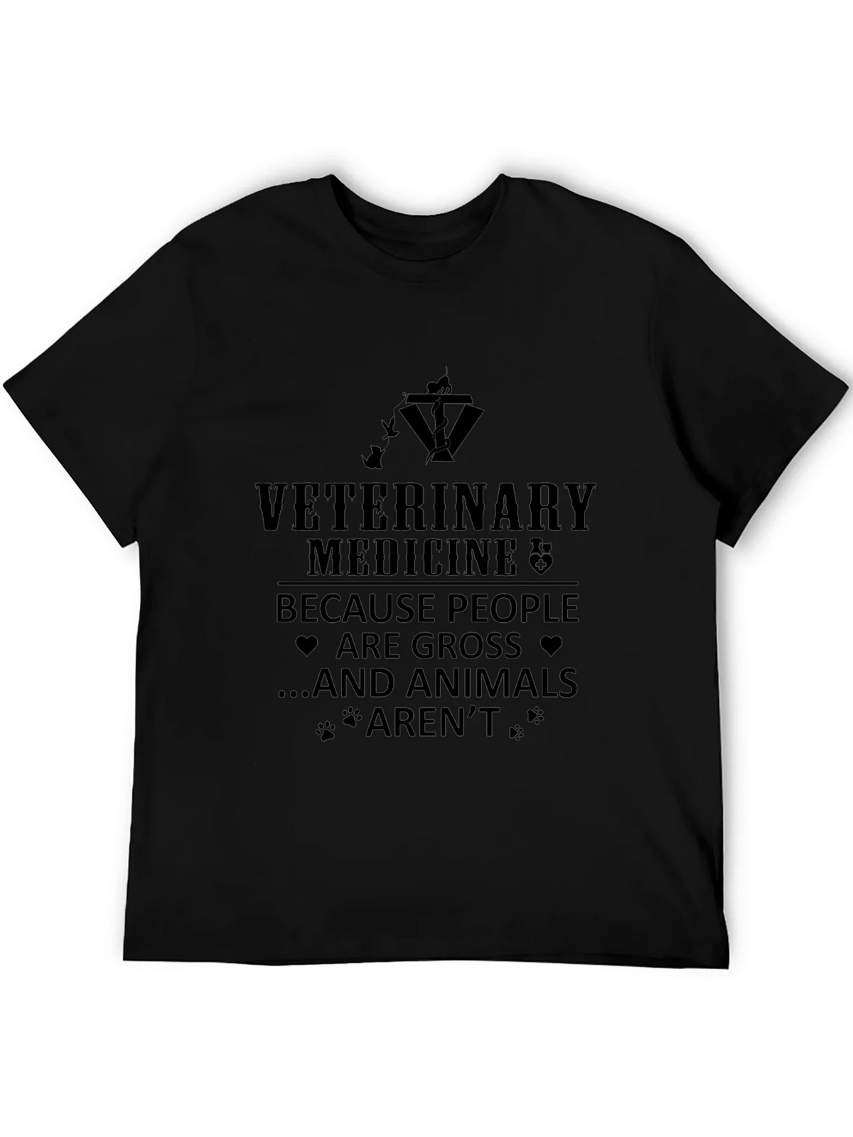 Veterinary Medicine T-Shirt - Because Animals Arent Gross! product image 5