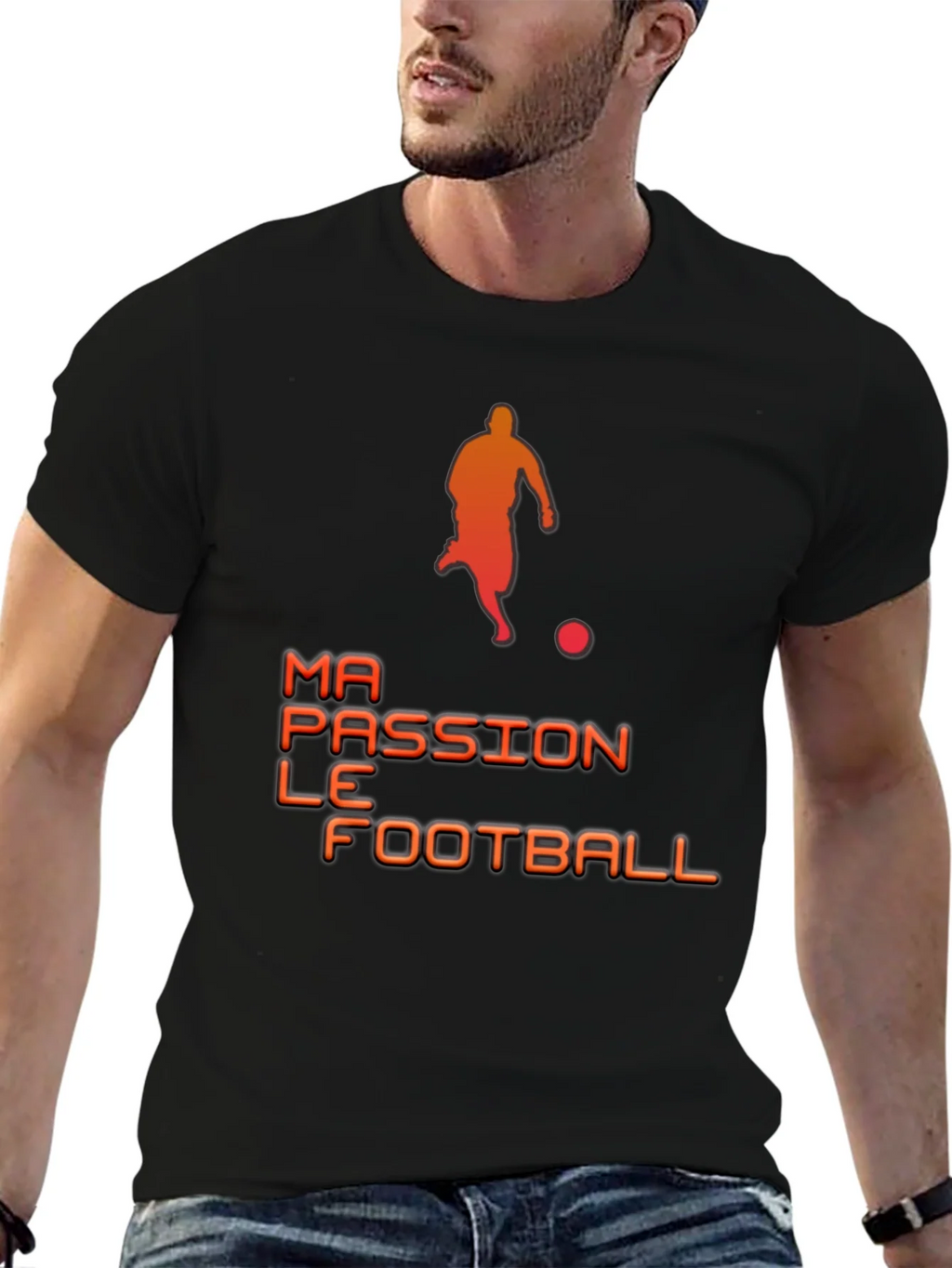 Ma Passion Le Football Graphic Tee product image 6