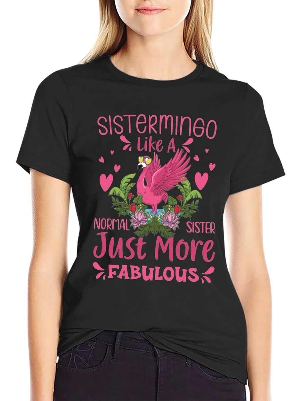 Sistermingo T-Shirt: Fabulous Flamingo Tee product image 2