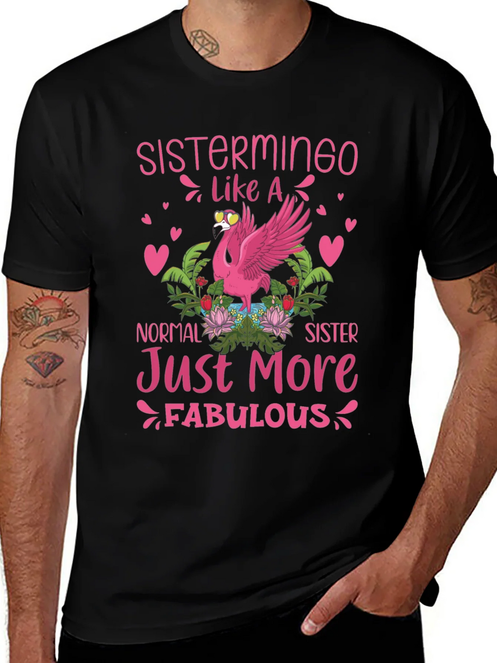 Sistermingo T-Shirt: Fabulous Flamingo Tee product image 1