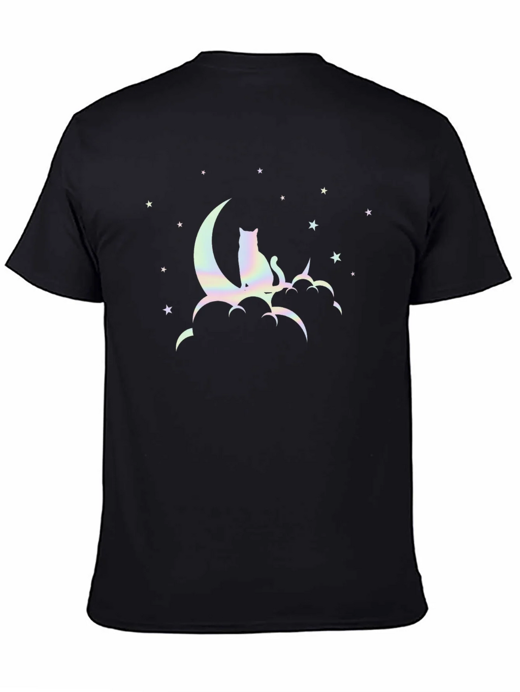 Cat On Moon Graphic T-Shirt product image 4