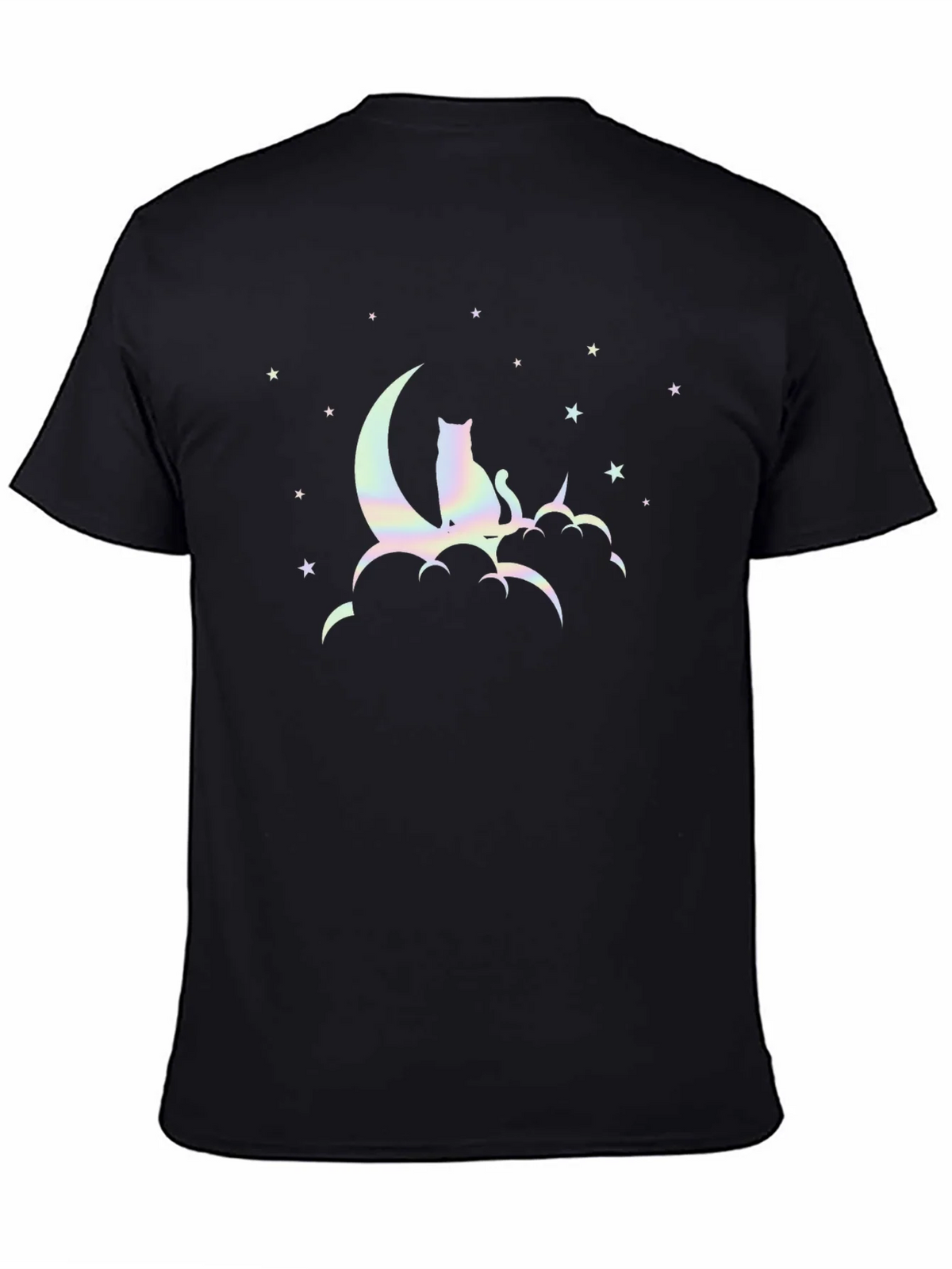 Cat On Moon Graphic T-Shirt product image 4