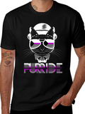 Purride Cat Graphic T-Shirt - Asexual Pride product image 1
