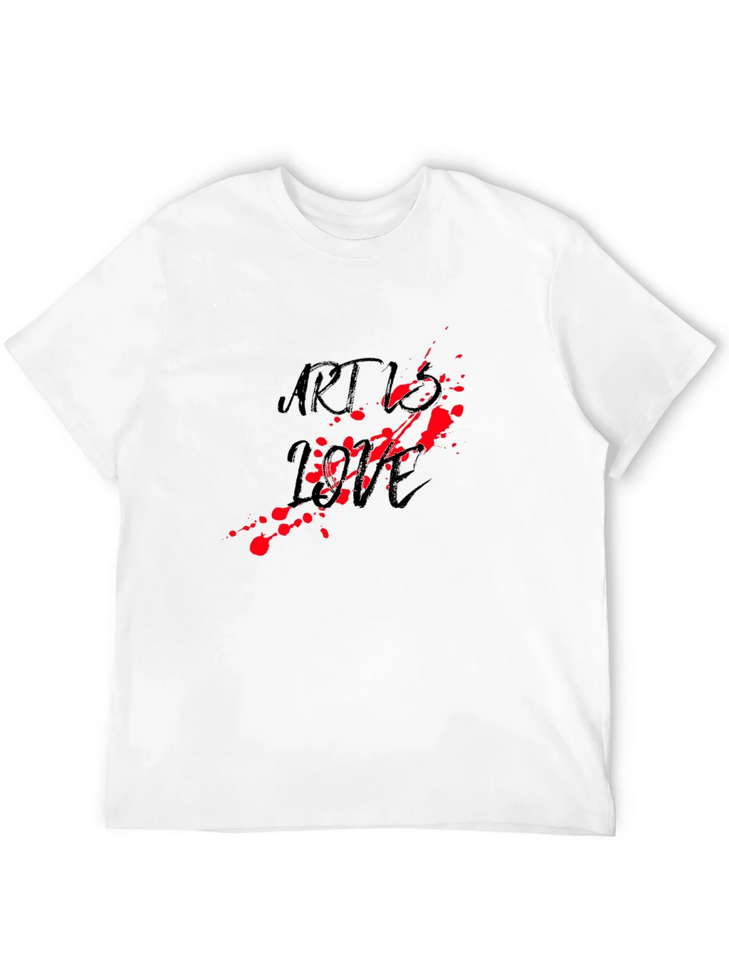 Art vs Love Black Graphic Tee product image 11