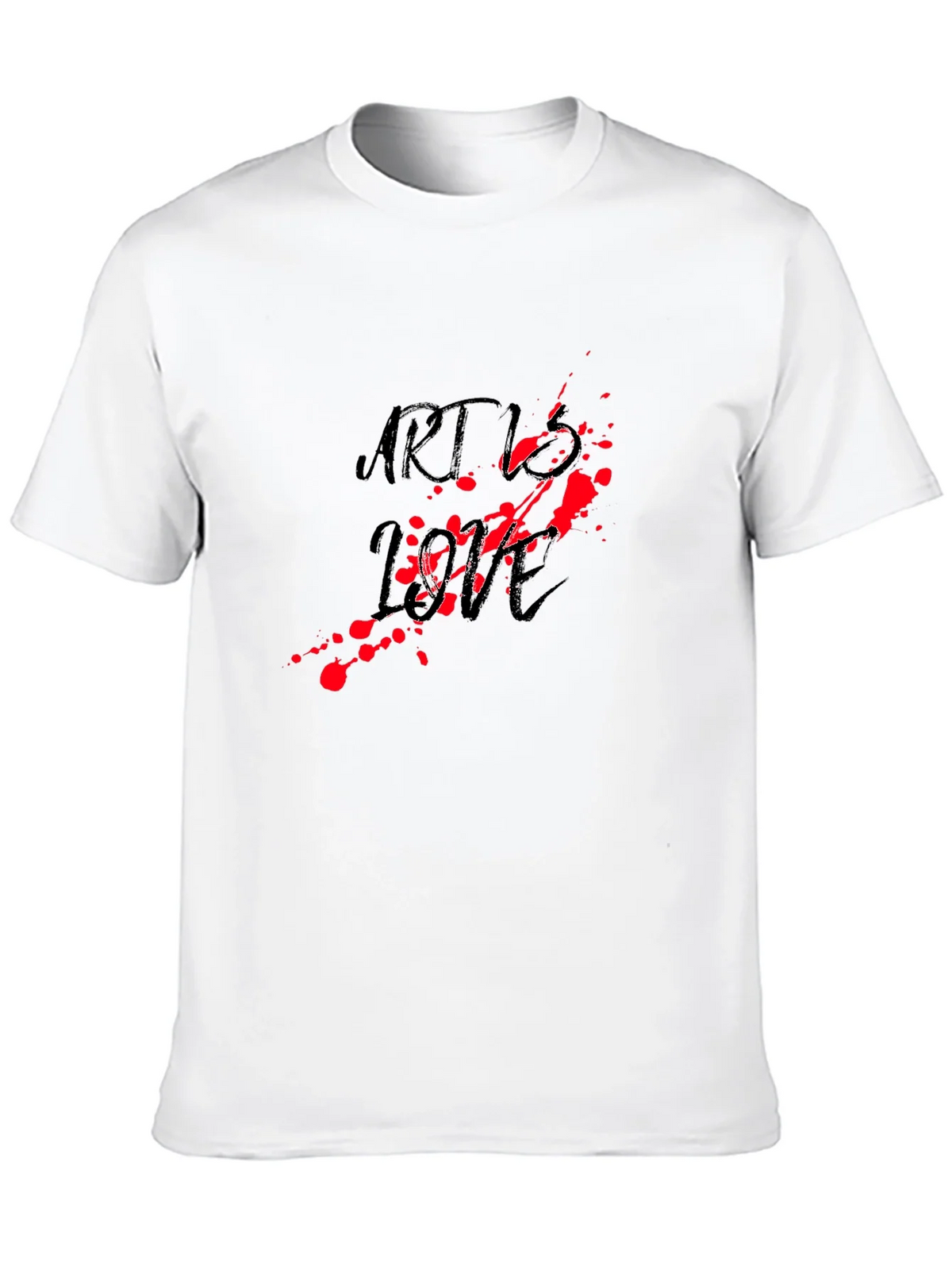 Art vs Love Black Graphic Tee product image 9