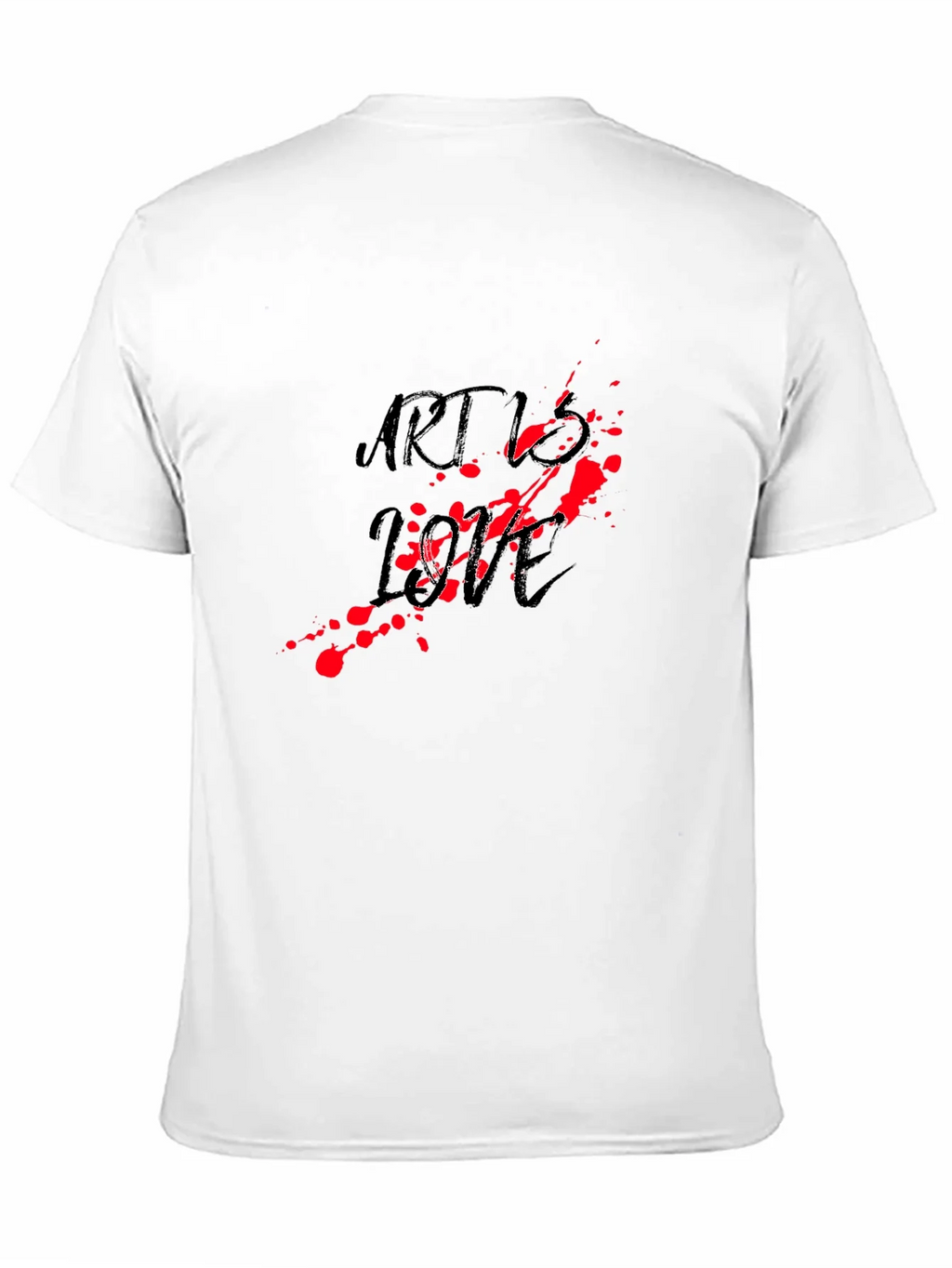 Art vs Love Black Graphic Tee product image 10