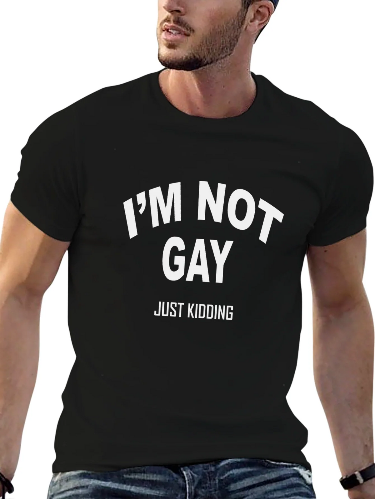 Funny Im Not Gay T-Shirt product image 6