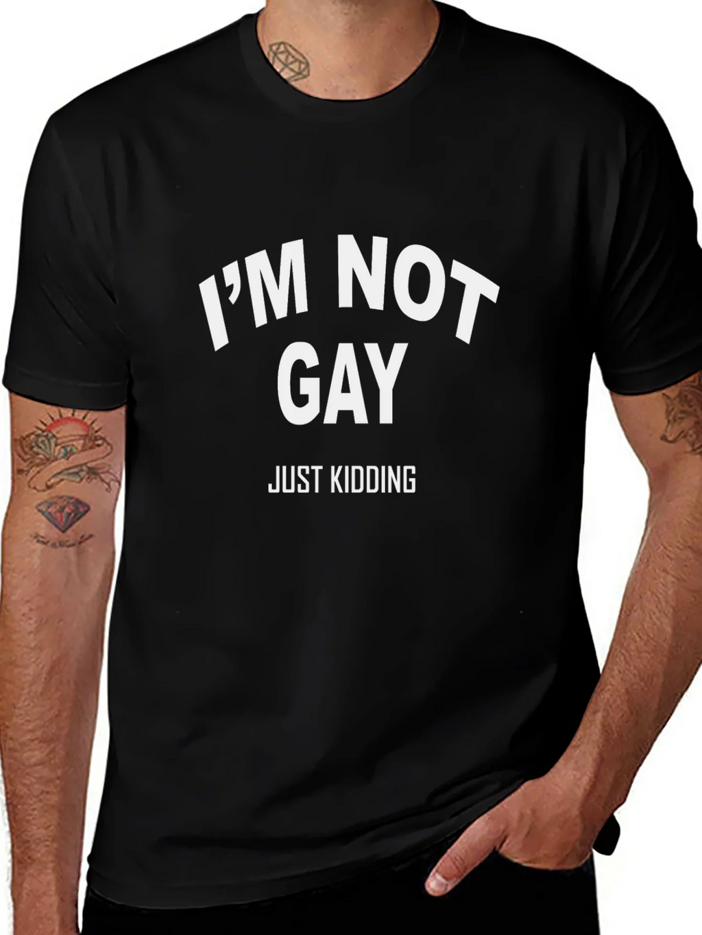 Funny Im Not Gay T-Shirt product image 1