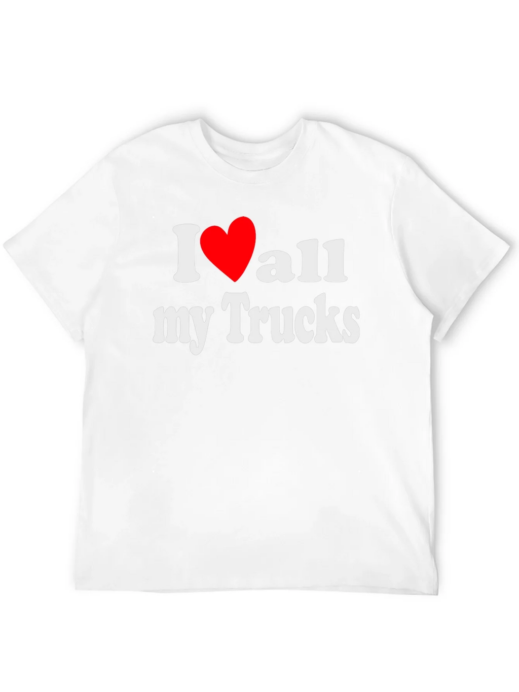 I Love All My Trucks T-Shirt - Black product image 11