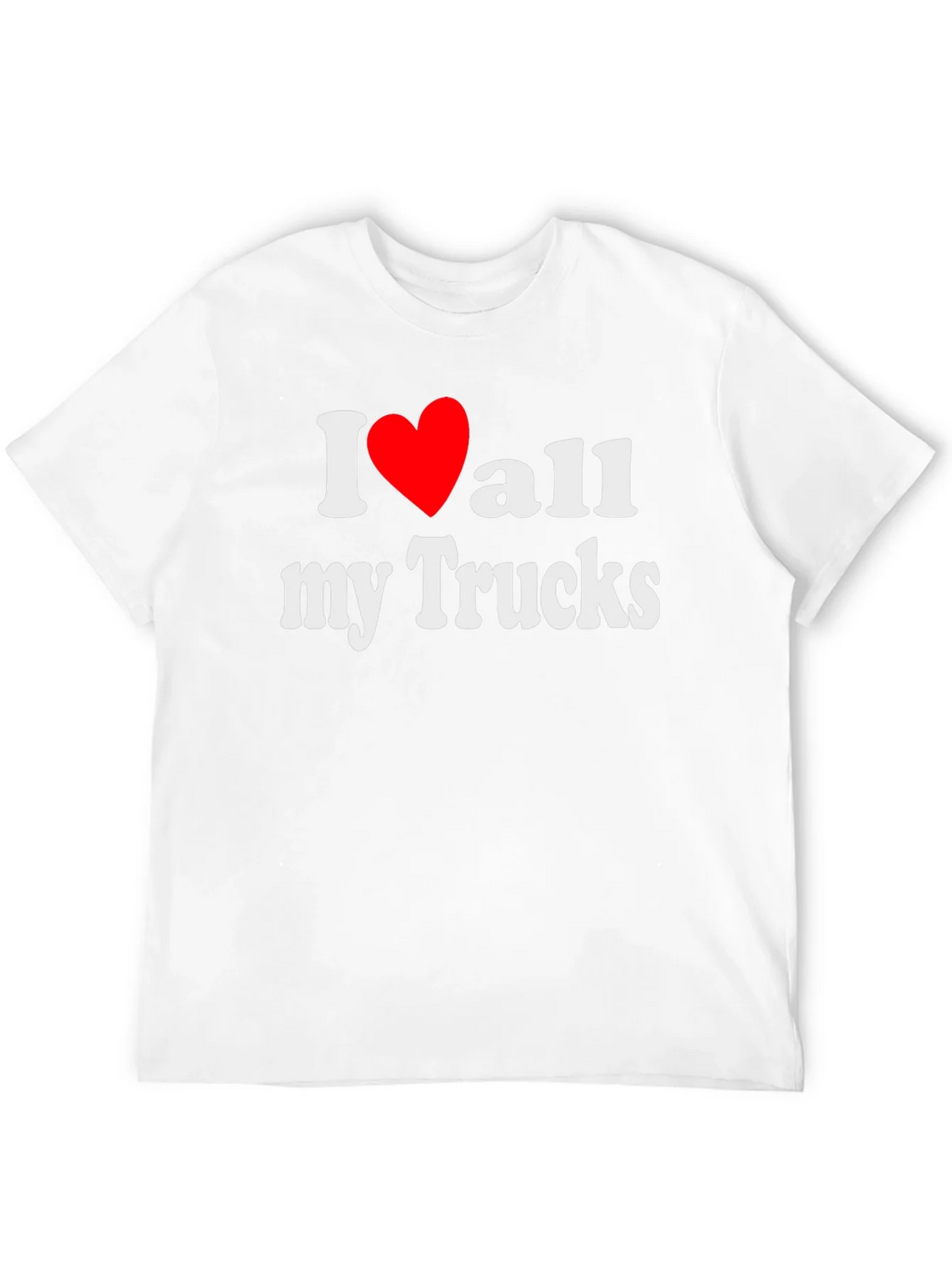 I Love All My Trucks T-Shirt - Black product image 11