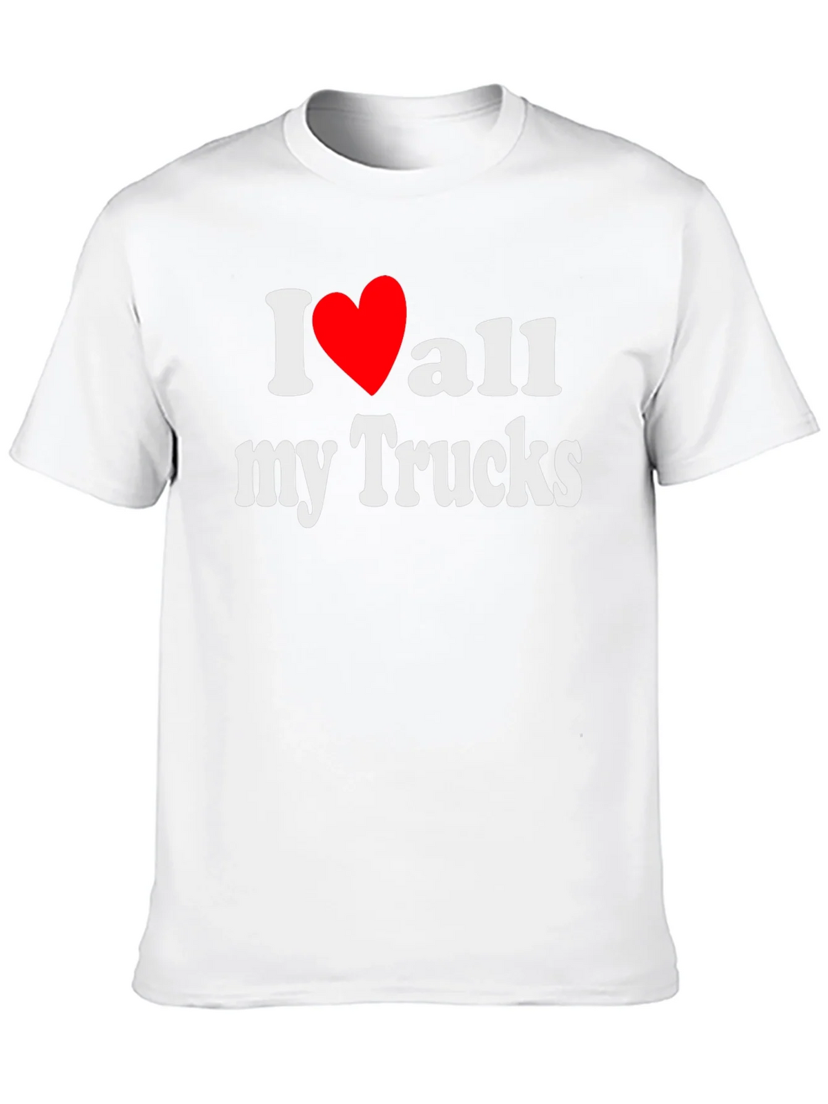 I Love All My Trucks T-Shirt - Black product image 9